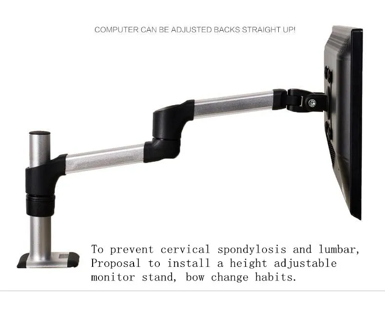 Universal Monitor Stand Adjustable Aluminum Alloy Monitor Desktop Stand