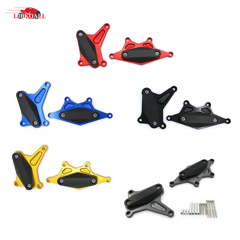 

Motorcycle CNC Aluminum Engine Guard Protector Frame Slider Stator Cover for 2013-2017 Honda CB500R CB500F CB500X Black/Red/Gold