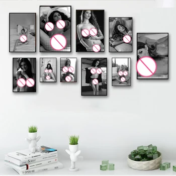 

Sexy woman Sexy girl Model model Poster bar Prints Wall Art Picture for Living Room Home Decor canvas art painting wall pictures