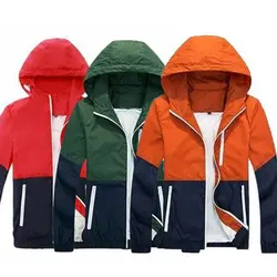 2019 весенняя и осенняя Корейская мужская куртка тонкая Молодежная Повседневная куртка с длинными рукавами и капюшоном на молнии