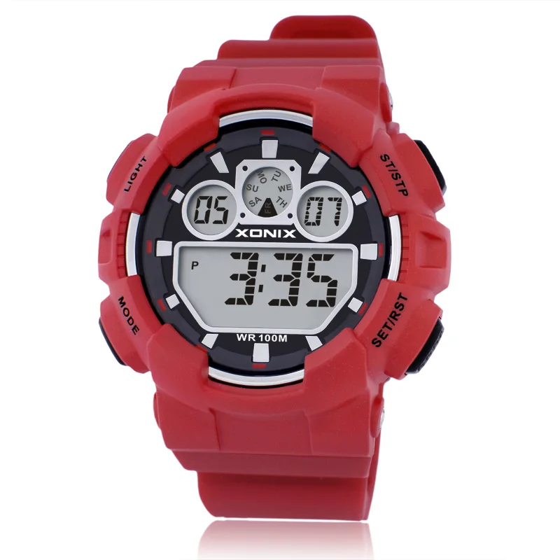 Models Couple Digital-Movement Dial LED Fashion Big Electronic-Form JL Multi-Function