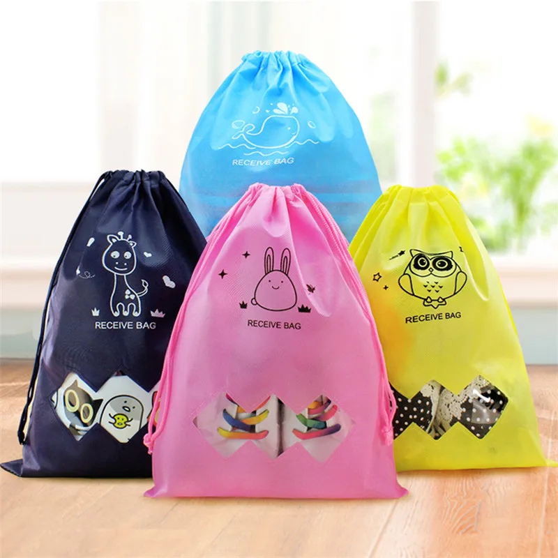 

TTLIFE High Quality Colorful Waterproof Clothing Receive Bag Travel Drawstring Pouch Clothing Bag for Home Organizador