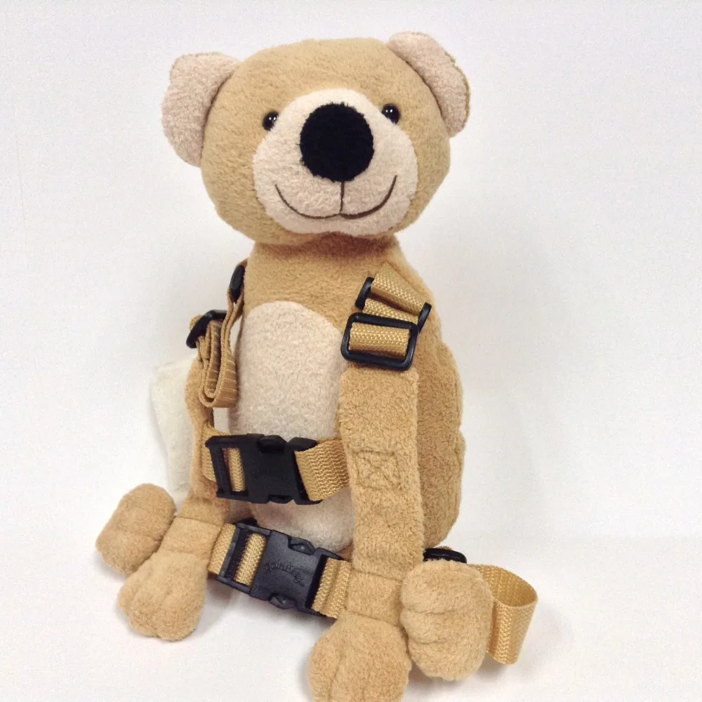 Promo 2-In-1 Harness Buddy-Backpack Baby Safty-Strap Leashes-Walking-Assistant Bear with Kid Wk6zN0Z