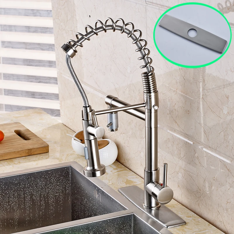 Wholesale and Retail Deck Mounted Kitchen Sink Faucet Swivel Spout