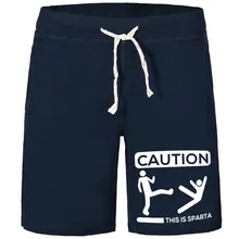 Для отдыха модные мужские шорты внимание это Спарта Стиль Классические дышащие однотонные Z хлопок Лидер продаж с карманами