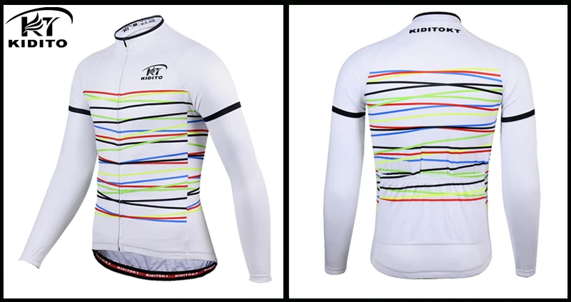 KIDITOKT с длинными рукавами майки для велоспорта осень Coolmax одежда для велоспорта дышащая одежда для горного велосипеда спортивная одежда для