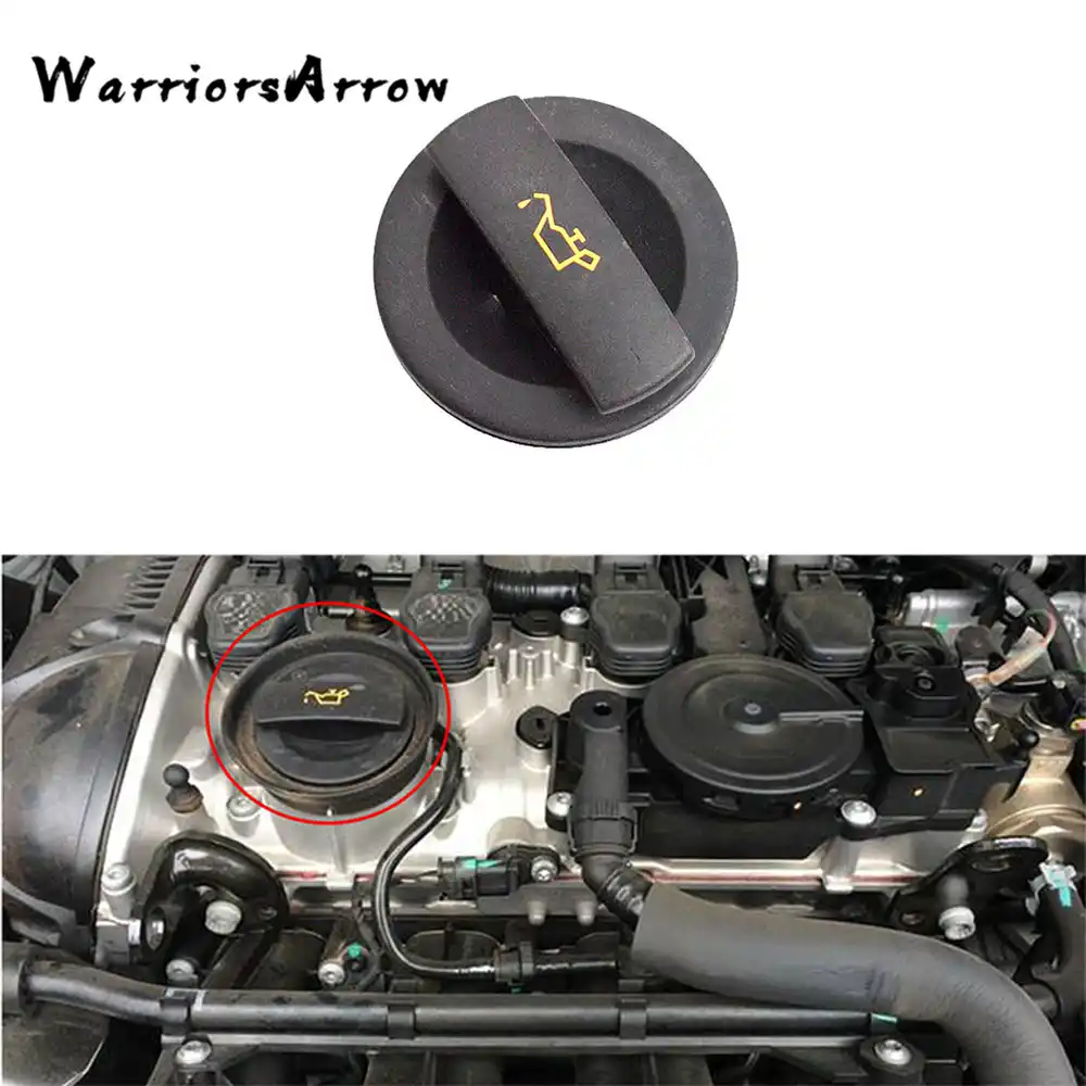 WarriorsArrow Engine Oil Filler Cover Lid Cap For Audi A4 2.0 3.0 3.2 A4 A6  A7