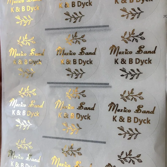 90 personalized wedding invitations seal stickers foil gold romantic transparent labels
