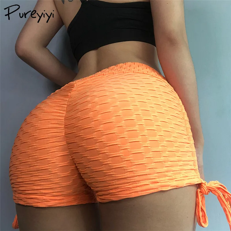 Short Sport Women Elastic High Waist Shorts Sexy Slim Tights Fitness Sport Short for Women Running Yoga Gym Short Sport Femme