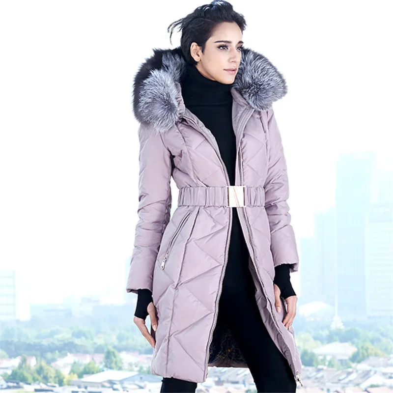 Пуховик женский зимний с меховым воротником 2019|coat down|coats coatscoat women elegant |