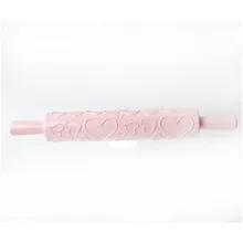 1 шт. Роллинг штифт большие маленькие узоры сердца инструменты для выпечки помадка тисненая форма для украшения торта ролик для пасты для пиццы антипригарный