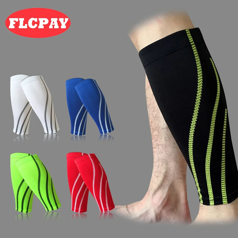 

1 PCS Basketball Football Leg Sleeves Calf Compression Outdoor Sport Running Cycling Shin Guards UV-Protector Soccer Protector