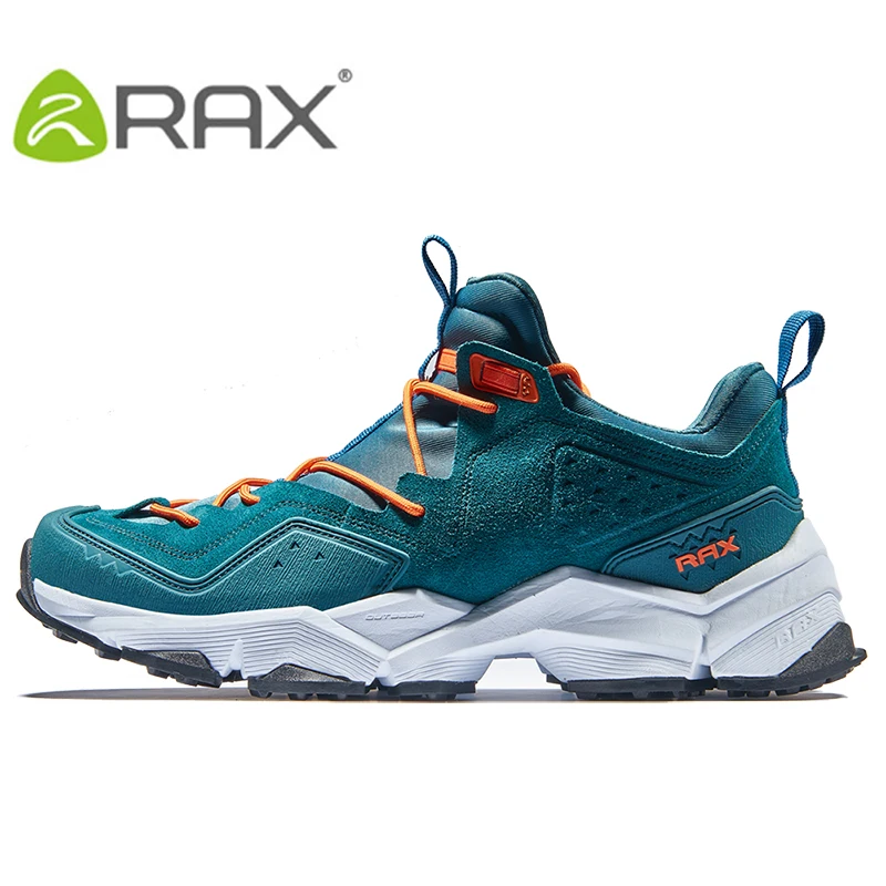 RAX Мужская дышащая уличная спортивная обувь для мужчин, амортизационные спортивные кроссовки, женские кроссовки для бега, ходьбы - Цвет: Molv men