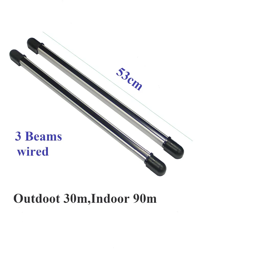 Burglar font b Alarm b font Infrared beam sensor Tripe Beam Barrier Fence Detector Home font