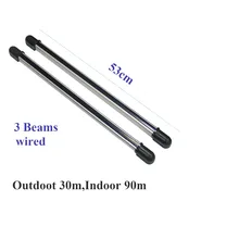 Burglar Alarm Infrared beam sensor Tripe Beam Barrier Fence Detector Home Alarm System for house security