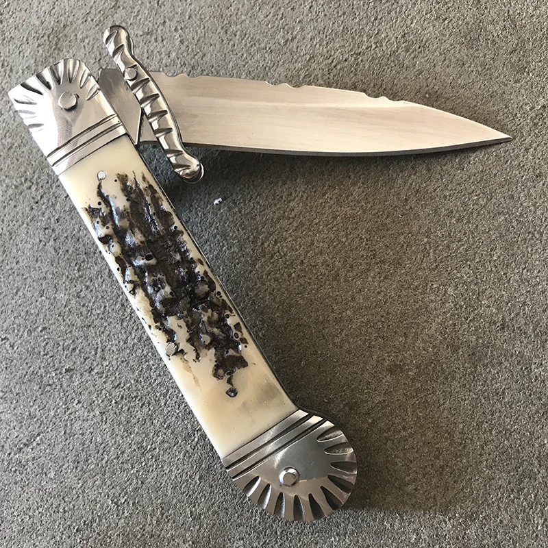 AKC troodon Amusing folding pocket knife hight quality Godfather Stiletto outdoor Survival camping tool