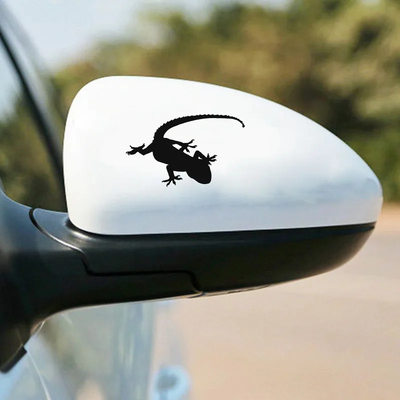 YJZT 14 5*8 4 см забавные виниловые декоративные автомобильные наклейки Gecko в виде