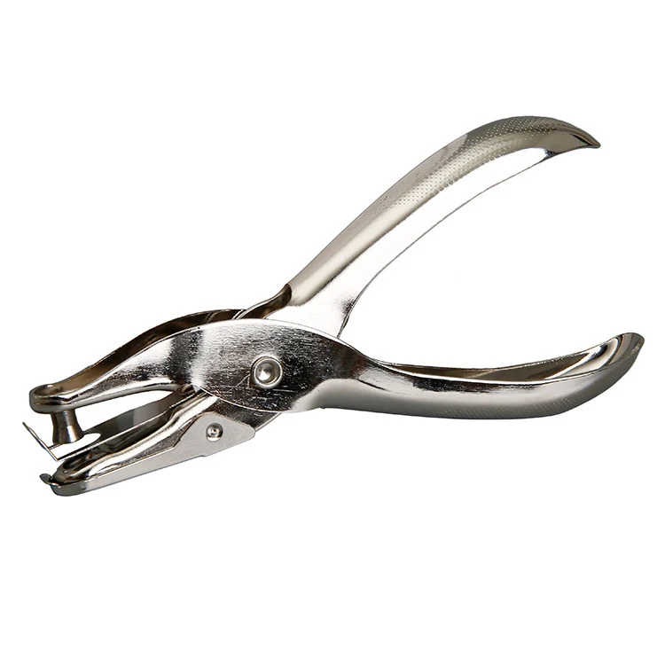 

1 PCS New Metal 6mm Pore Diameter Punch Pliers Single Hole Puncher Hand Paper Scrapbooking Punches 1-8 Pages Paper Hole Puncher
