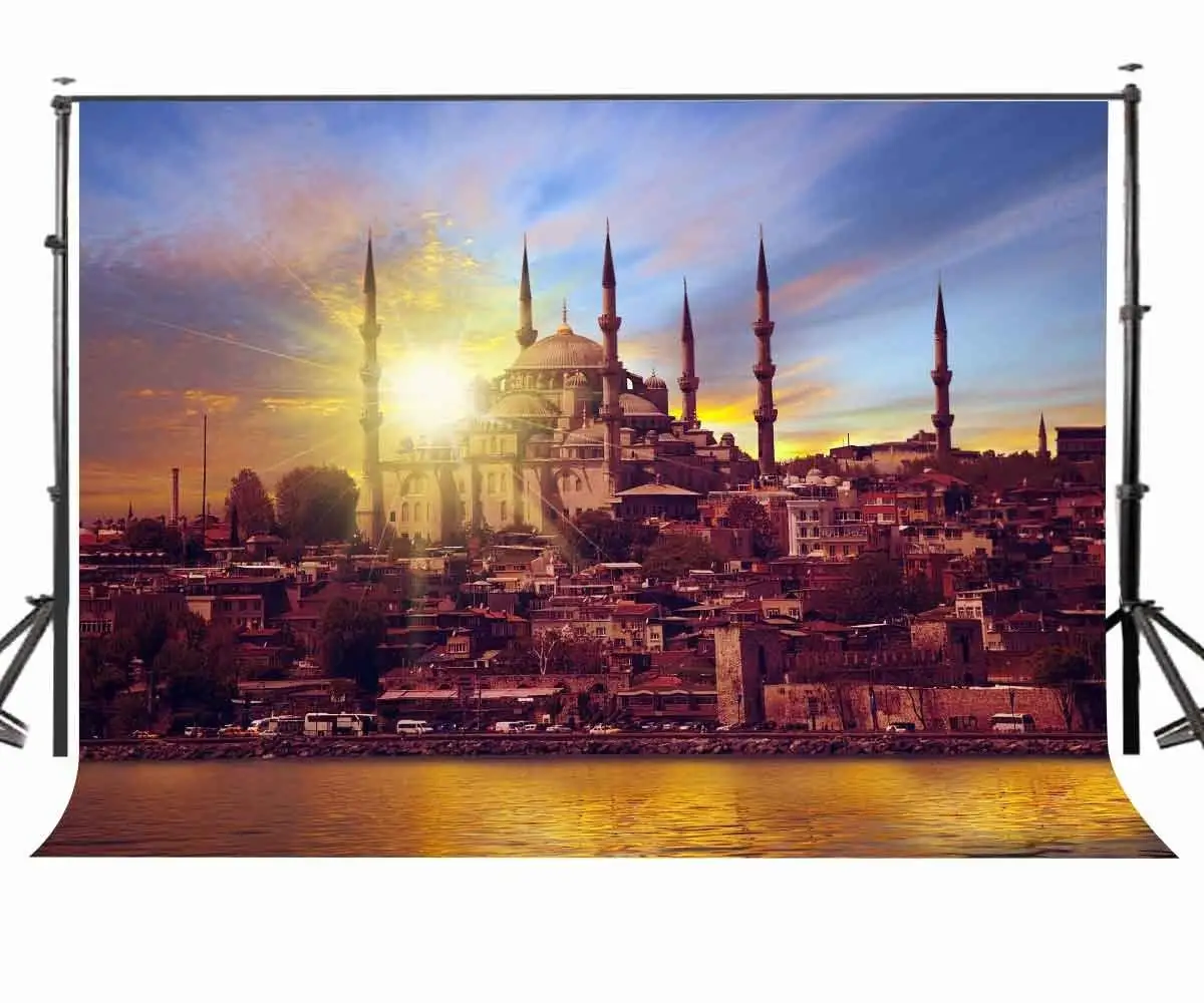 

150x220cm Early Morning Scene Backdrops Istanbul landscape Photography Background Studio Props