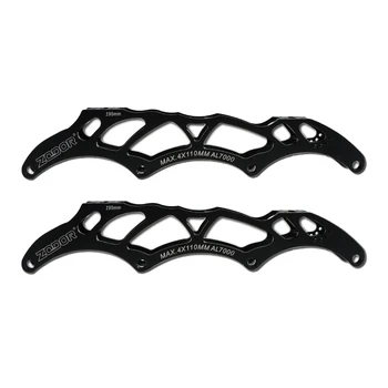 

Inline Speed Skating Frame Base for Slalom Boot 4X90mm/4X100mm/4X110mm Wheel 150-195mm Mounting Distance CNC Aluminium Alloy D24