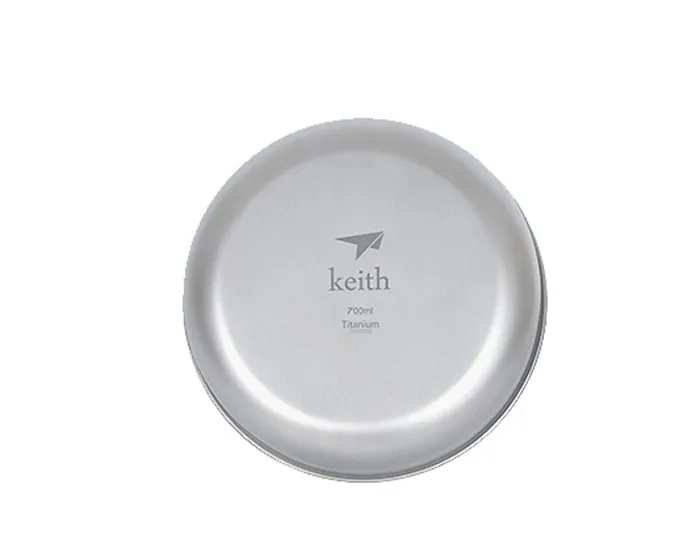 Keith Ti5336 de titanio de ultraligero al aire libre de Picnic de Camping vajilla 75g 700 ml KT336