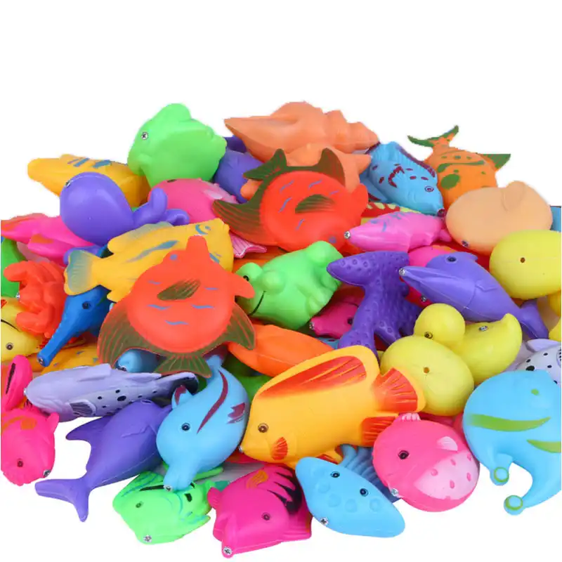 Mesa Playa Piso Puede Jugar en la Ba/ñera Arespark Juguete de Pesca para Ni/ño Piscina 58 Pcs Juguetes de Piscina de Agua de Ba/ño Juego de Juguetes de Peces Magn/éticos para Beb/é