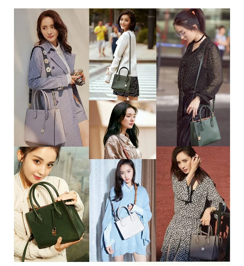 Female Rivets Genuine Leather Bags For Women Luxury Handbags Woman Bag Designer New Star Portable Ladies Shoulder Handbag13
