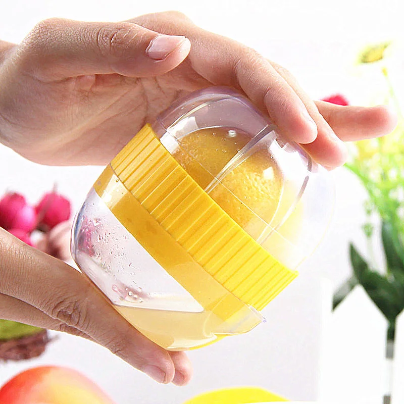 Горячая фруктовый пресс соковыжималка пластиковая Соковыжималка лимонный ручной для цитрусовых рук