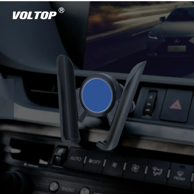 

Mobile Phone Holder for Car Accesories Mount Air Outlet Clip Paste Seat Elastic Force Universal Car Bracket
