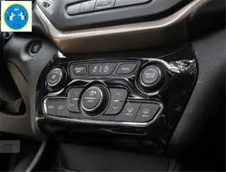 Для Jeep Cherokee 2014 2015 2016 2017 ABS AC кондиционер кнопка включения Панель крышка отделка цельнокроеное платье