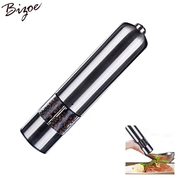 

Stainless Steel Electric Salt Pepper Mill Spice Grinder Muller Kitchen Tool