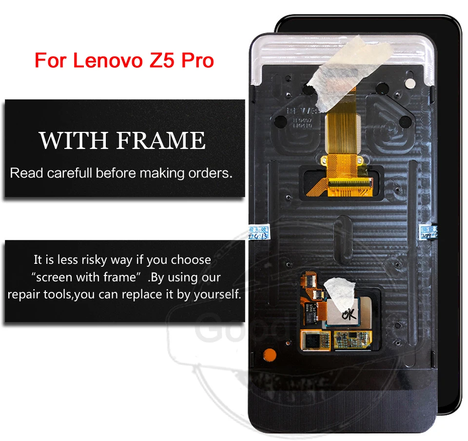 6,39 дюймов для lenovo Z5 Pro L78031/Z5 PRO GT L78032 сенсорный экран с ЖК-дисплеем в сборе экран дигитайзер Запчасти для телефонов