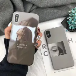 2018 ограниченная Мода задняя крышка Coque для Iphone 8 7 6 6s Plus Красивая девушка узорные телефон для Iphone X силиконовые жесткие чехлы