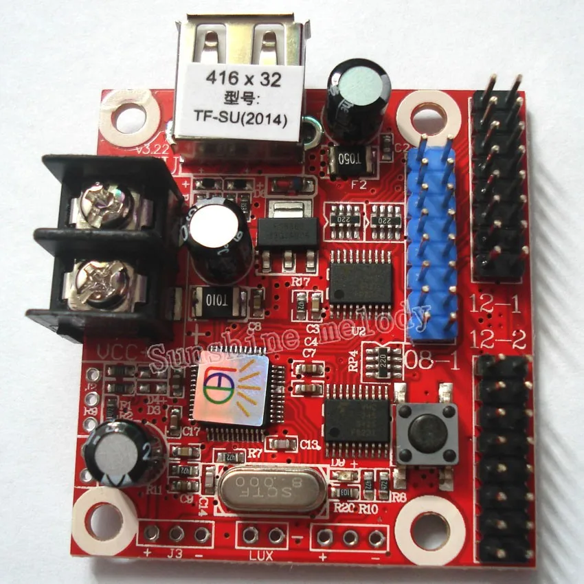 Мини-открытка TF-SU P10 светодио дный дисплей карты, Малый usb-драйвера контроллера, P10 светодио дный модуль управления карты