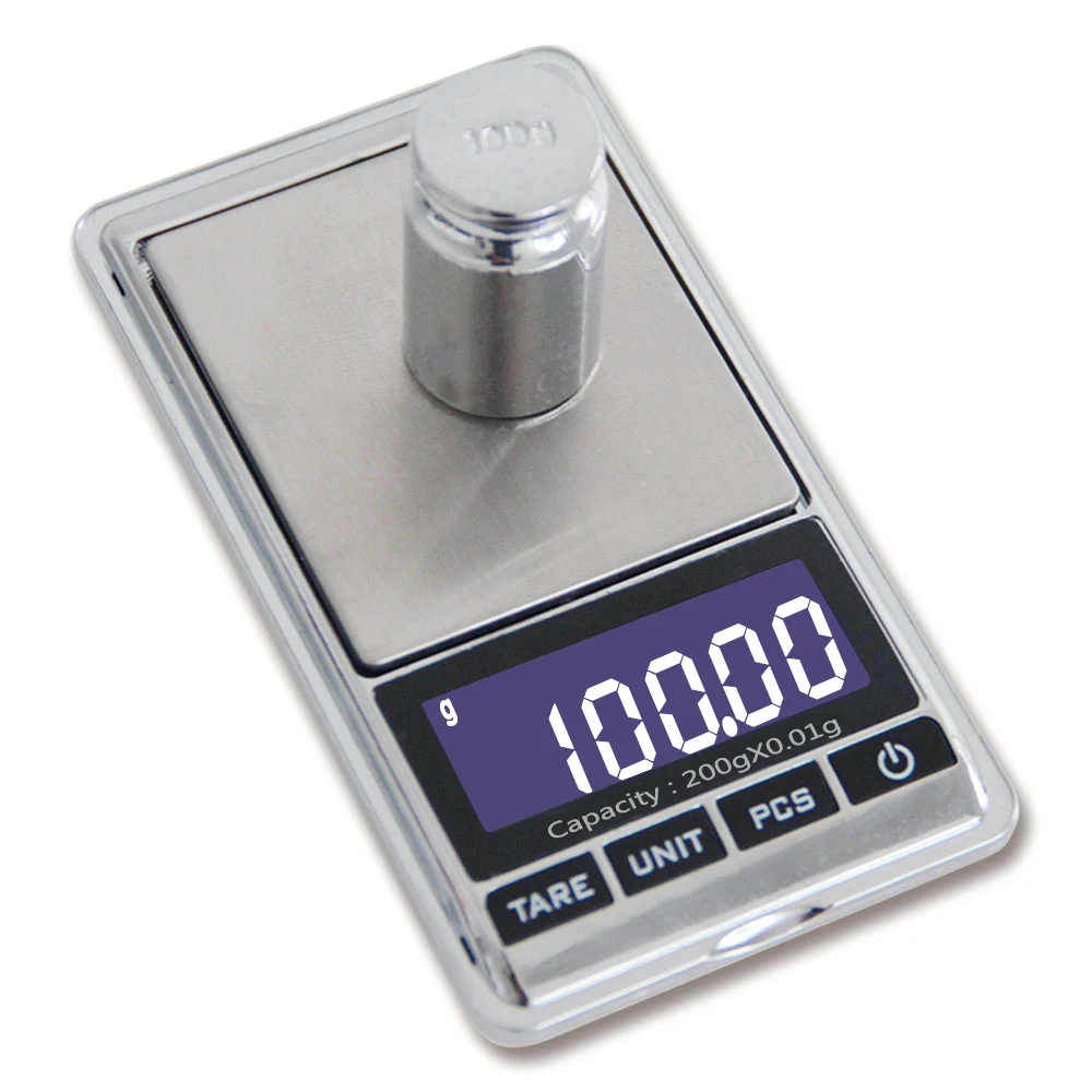 Mini 200g*0.01g Digital Scale Portable Electronic Jewelry Diamond