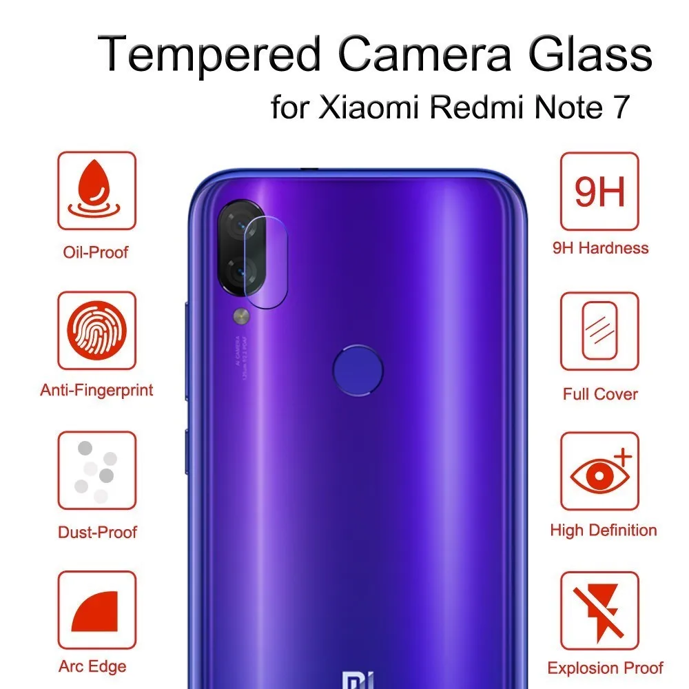 2 шт камера Стекло для Xiaomi Redmi Примечание 8 7 5 6 6A Pro протектор экрана Mi 9 SE A2 Lite Len