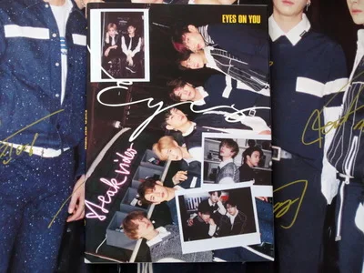 Альбом GOT7 GOT 7 с автографом альбом mini8th eyes on you CD + Фотокнига подписанный постер