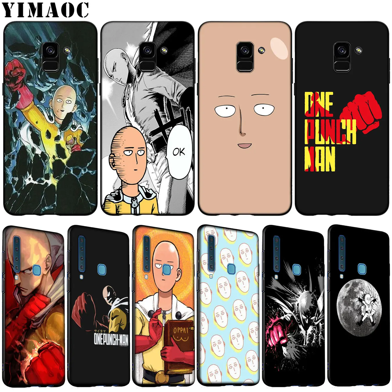 YIMAOC ONE PUNCH MAN мультяшный Мягкий силиконовый чехол для телефона Samsung Galaxy A6 A9 A8 A7 2018 A3