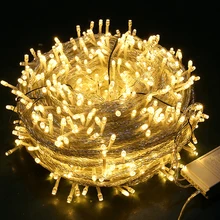 Thrisdar 50 M 100 M отличный подарок на Рождество светодиодный светящиеся гирлянды Праздник Свет 800 светодиодный открытый патио Свадебная вечеринка китайские фонарики, веревка гирлянда