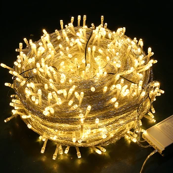 

Thrisdar 50M 100M Christmas LED String Fairy Holiday Light 800 LED Outdoor Garden Patio Wedding Party Fairy light String Garland