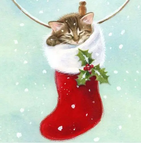 Peinture Diamant Chats 5d Bricolage Carte De Noel Complete Carree Perceuse Ronde 3d Broderie Point De Croix Decoration De Maison En Mosaique Aliexpress