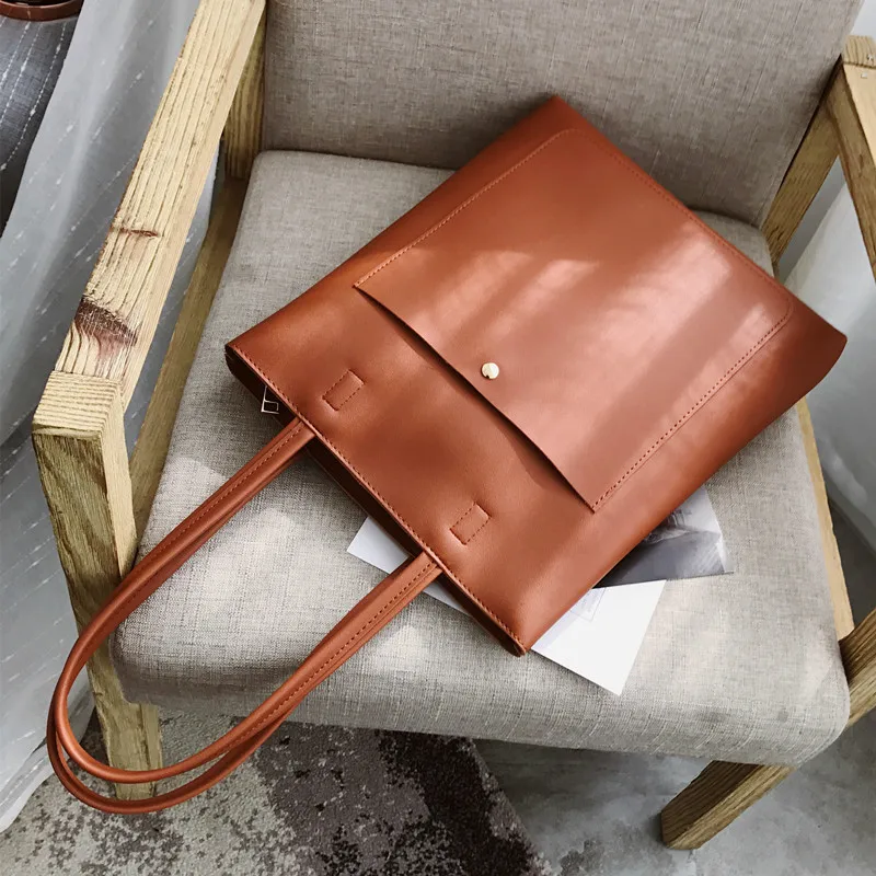 

Large Capacity Casual Tote Bags 2018 PU Leather Women Handbags High Quality Multi-Functional Lady Retro Bag Mochila Bolsas