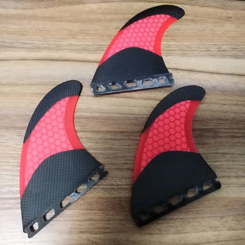 Surfboard Finnen Set Tri Fin - 3-teiliges Box Fin Set Für SUP & Surfboards