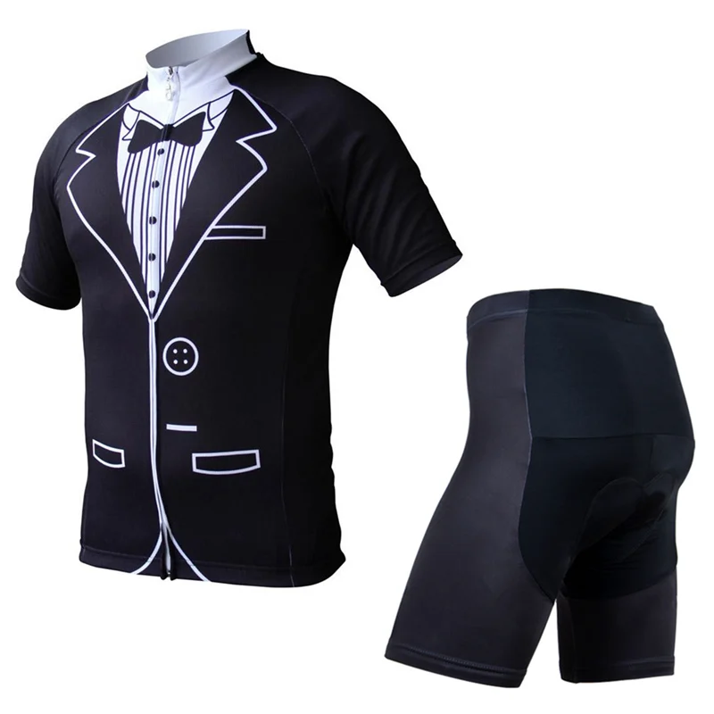 tuxedo cycling jersey
