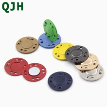 1pcs 20mm hidden metal magnetic button magnet fastener DIY hand sewing round button coat pocket clothing accessories 1pcs 20mm hidden metal magnetic button magnet fastener DIY hand sewing round button coat pocket clothing accessories