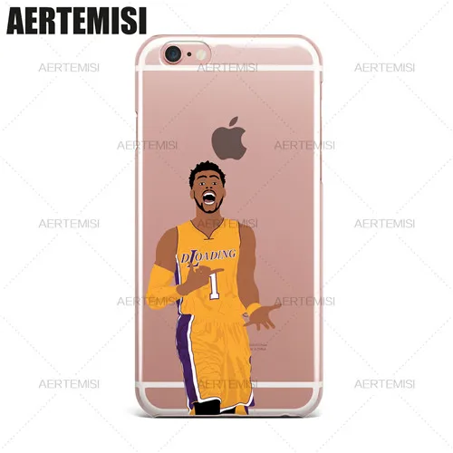 Aertemsi LeBron James Andre Iguodala Allen Iverson Tyronn Luee прозрачный ТПУ чехол для iPhone 6 6s 7 8 Plus X XS Max XR - Цвет: 10