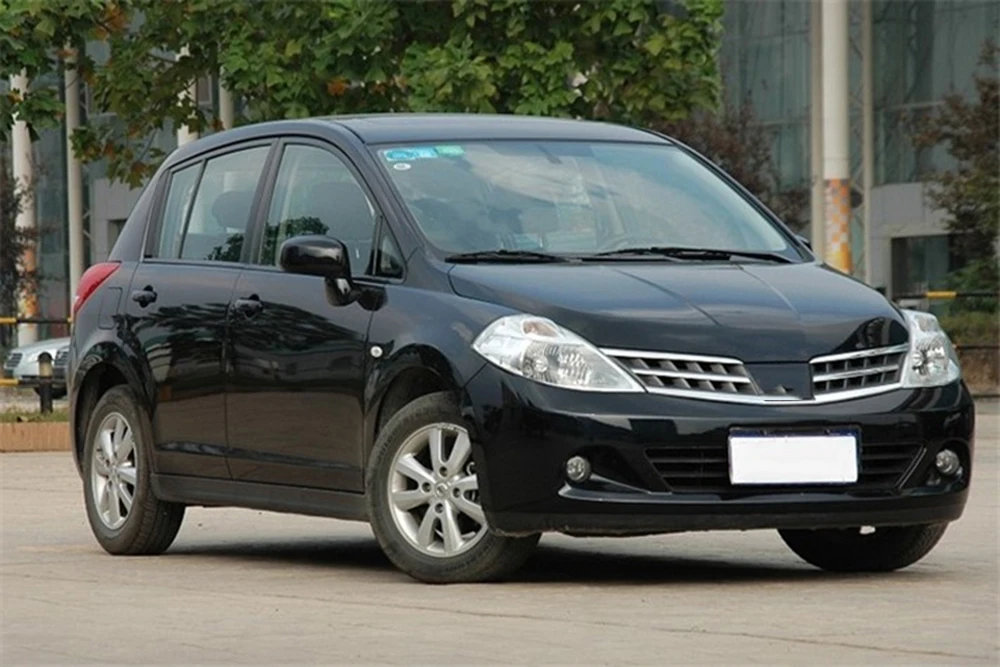 Для Nissan Tiida 2008 2009 2010 прозрачная Автомобильная фара с прозрачными линзами