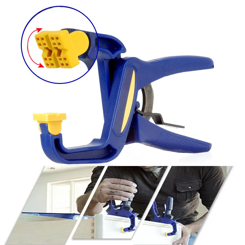 

Woodworking Clamp Spring Clamps C Type Clamp Quick clip Vise Locking Jaw Locator Woodworking Clamps Clips