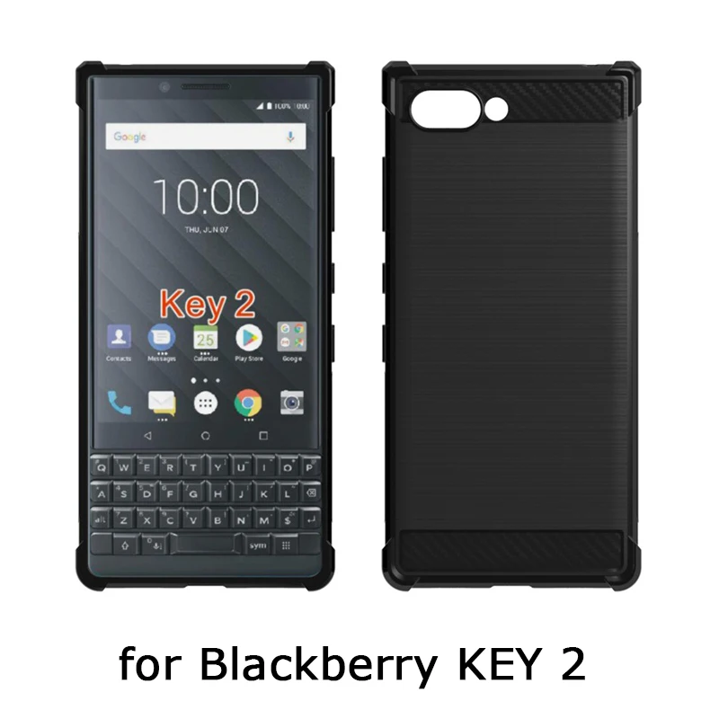 For Blackberry KEY2 Case Full Protection Soft Silicone Cover KEY 2 KEYtwo Key Two Phone Fundas Skin Back Bag | Мобильные телефоны и
