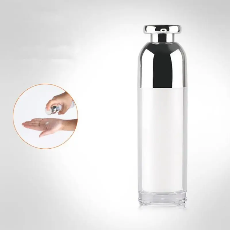 

High Quality 30ml 50ml 100ml Acrylic Cream bottle Empty Cosmetic Bottle Container Jar Lotion press Bottle F20173184